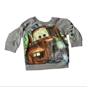 Disney Pixar 2006 Cars Tow Mater Grey Shirt Size 12 Months